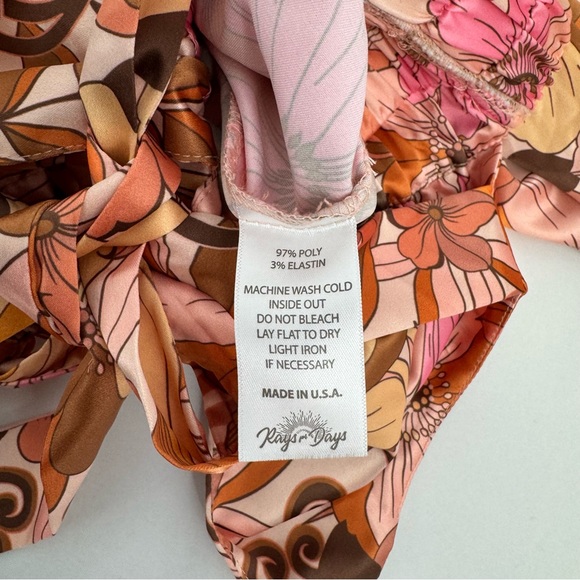 NWT Rays for Days Betony Jumper Size XS Satin Bardot Floral $256 - Picture 16 of 16